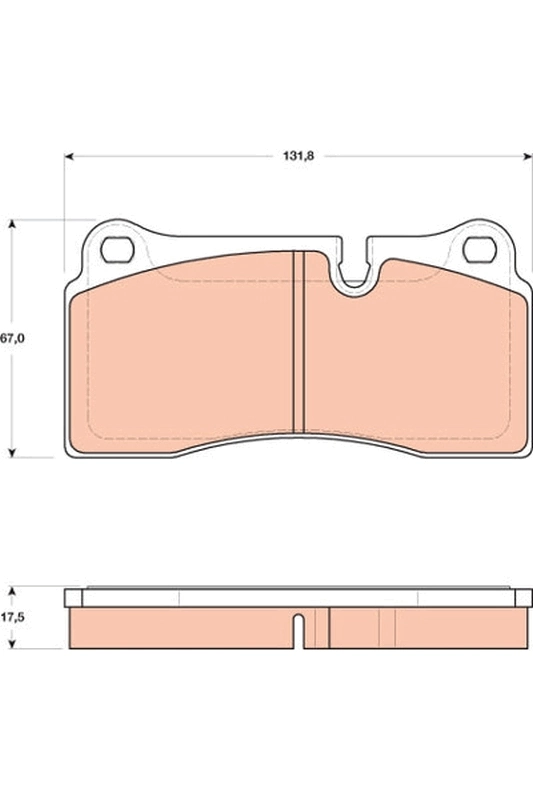 Set placute frana