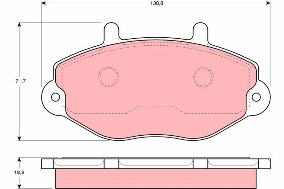Set placute frana