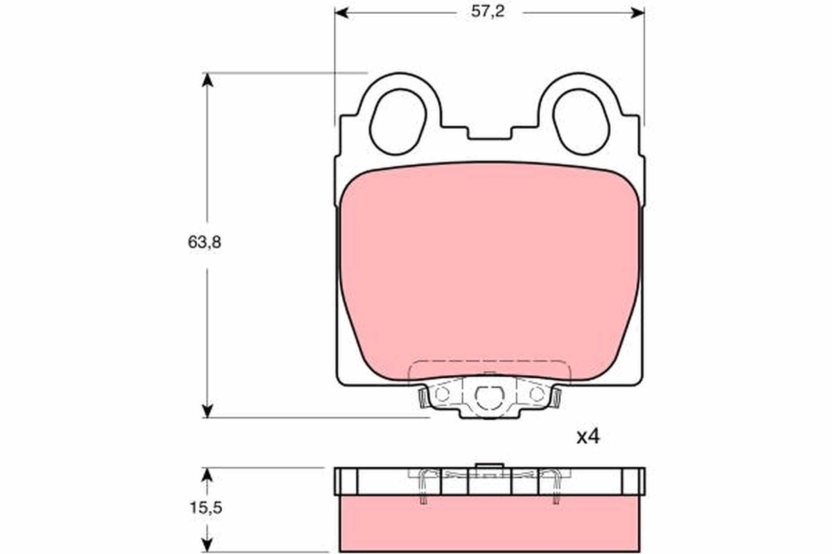 Set placute frana