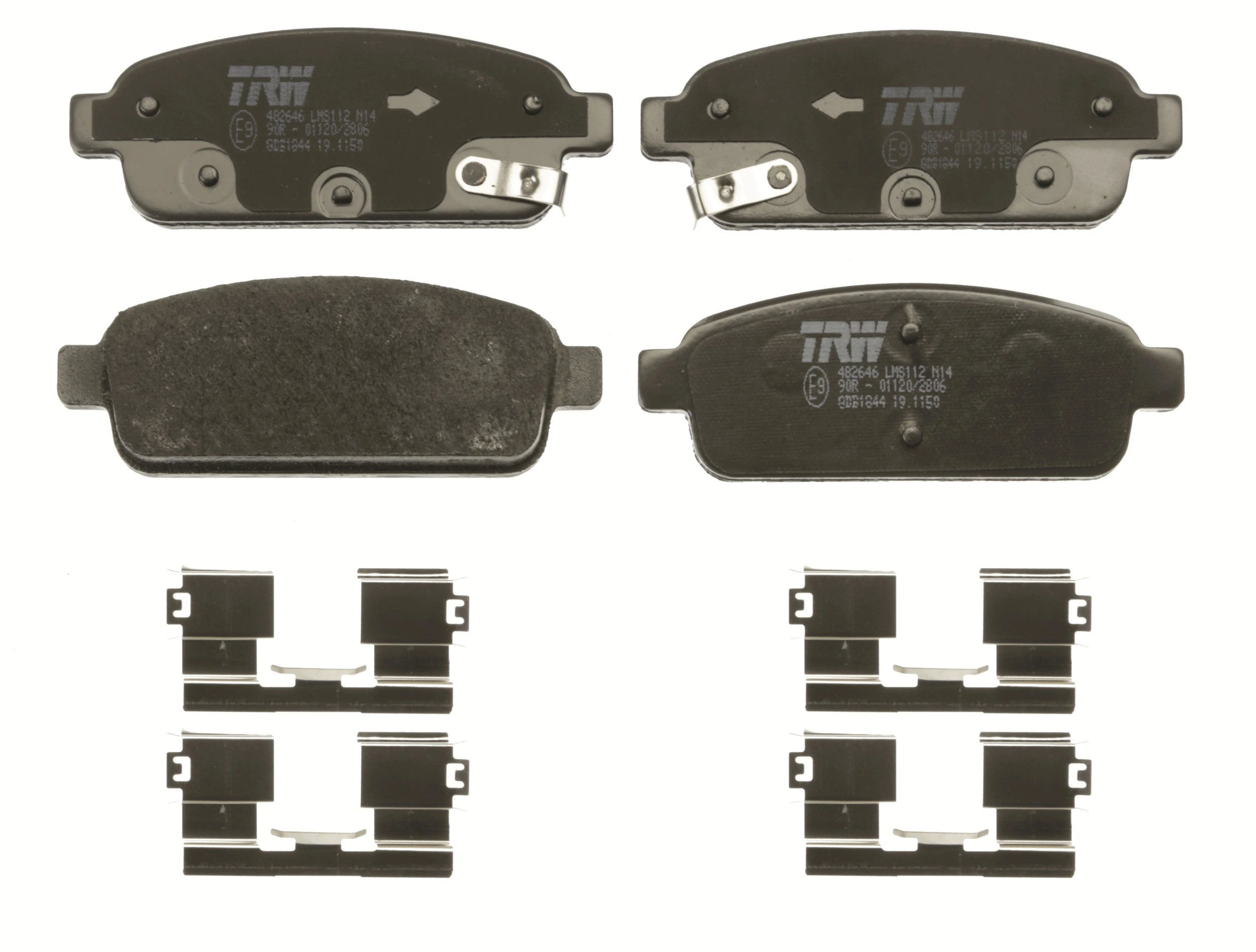 Set placute frana