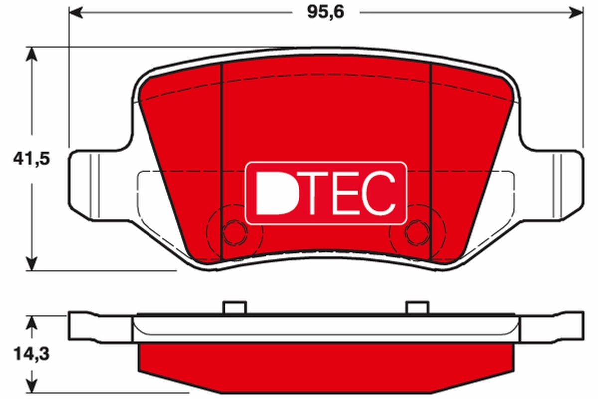 Set placute frana