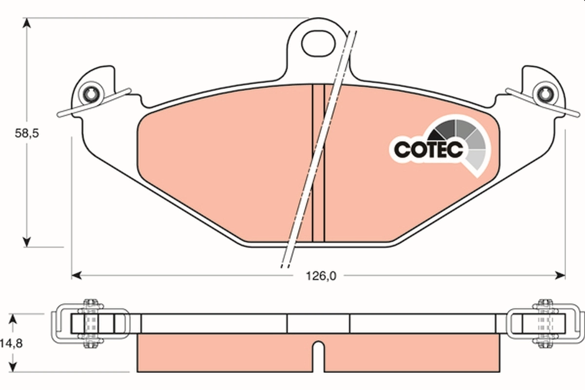 Set placute frana