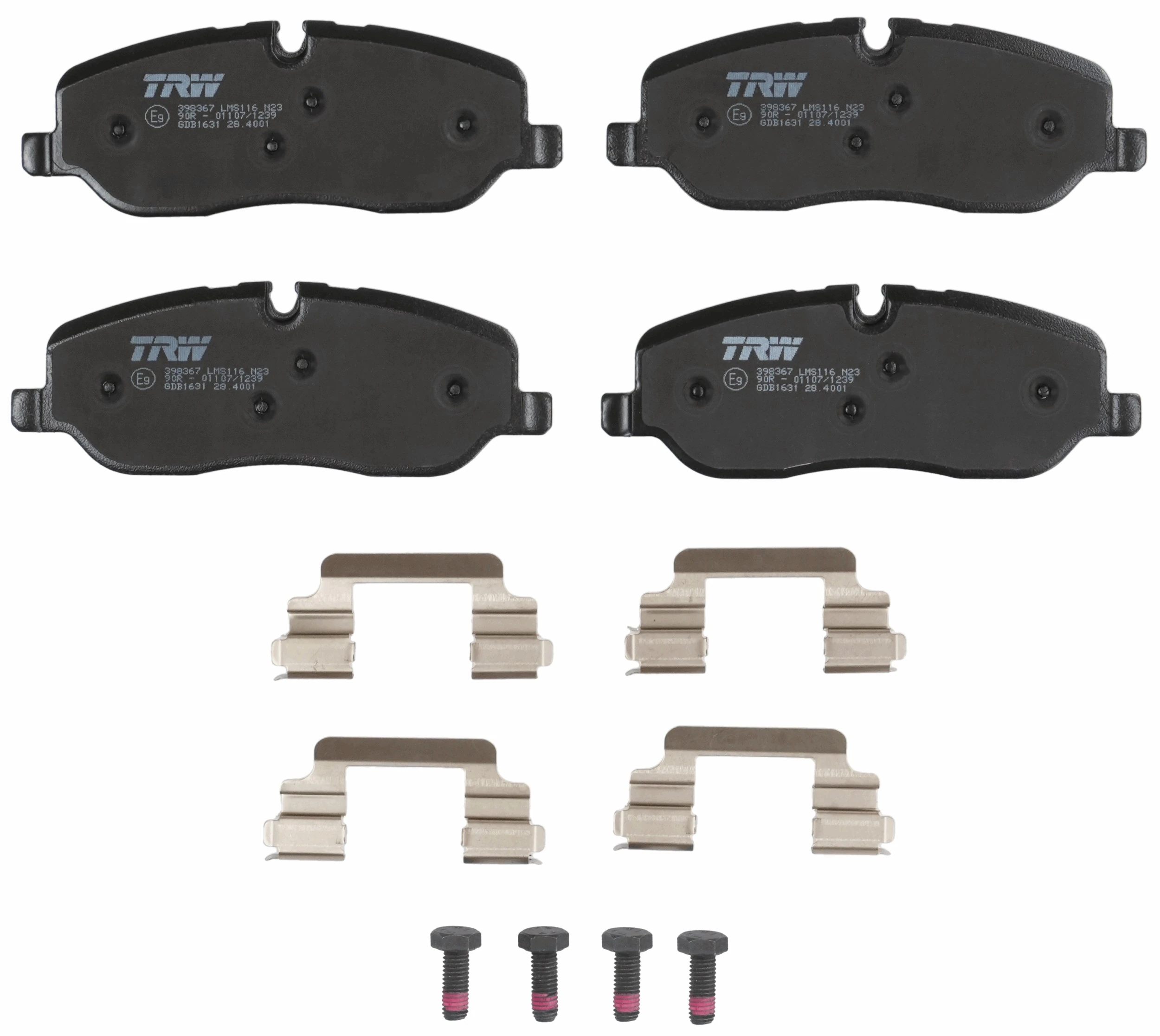 Set placute frana