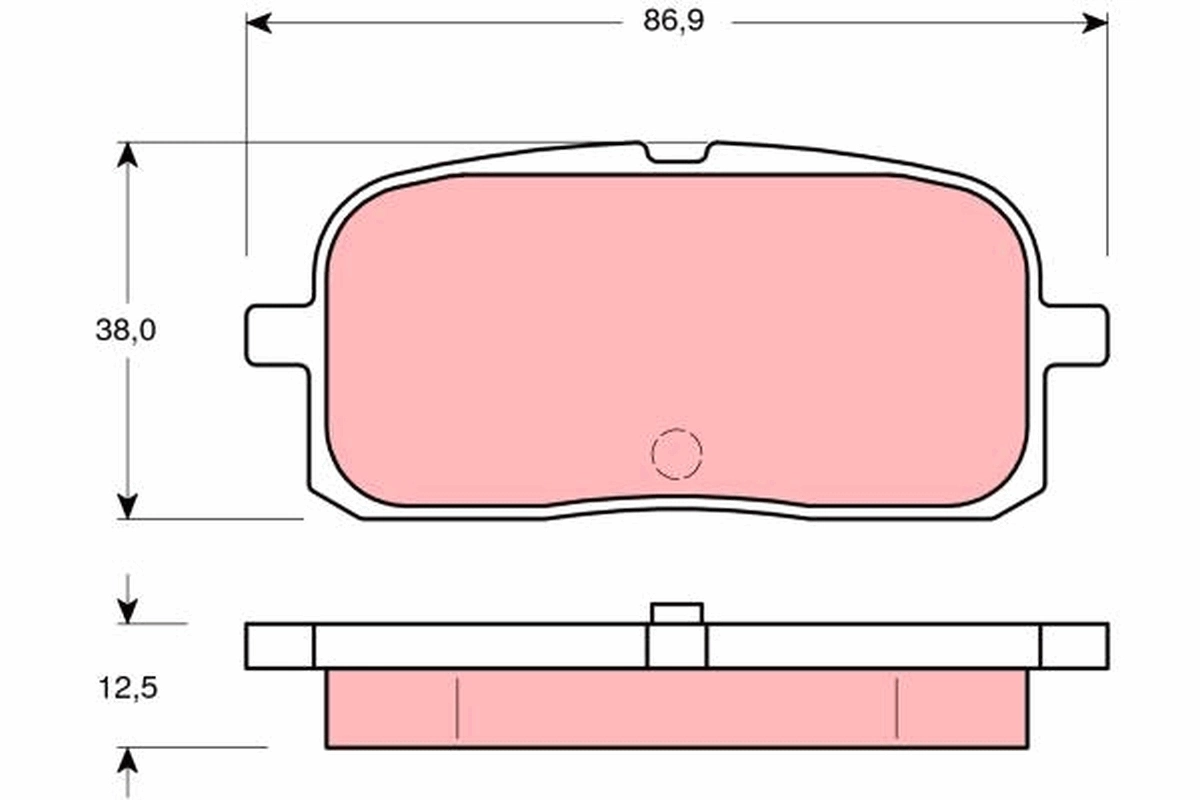 Set placute frana
