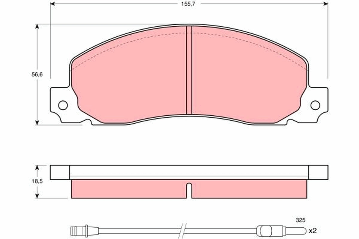 Set placute frana