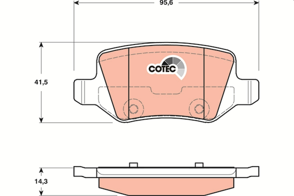 Set placute frana