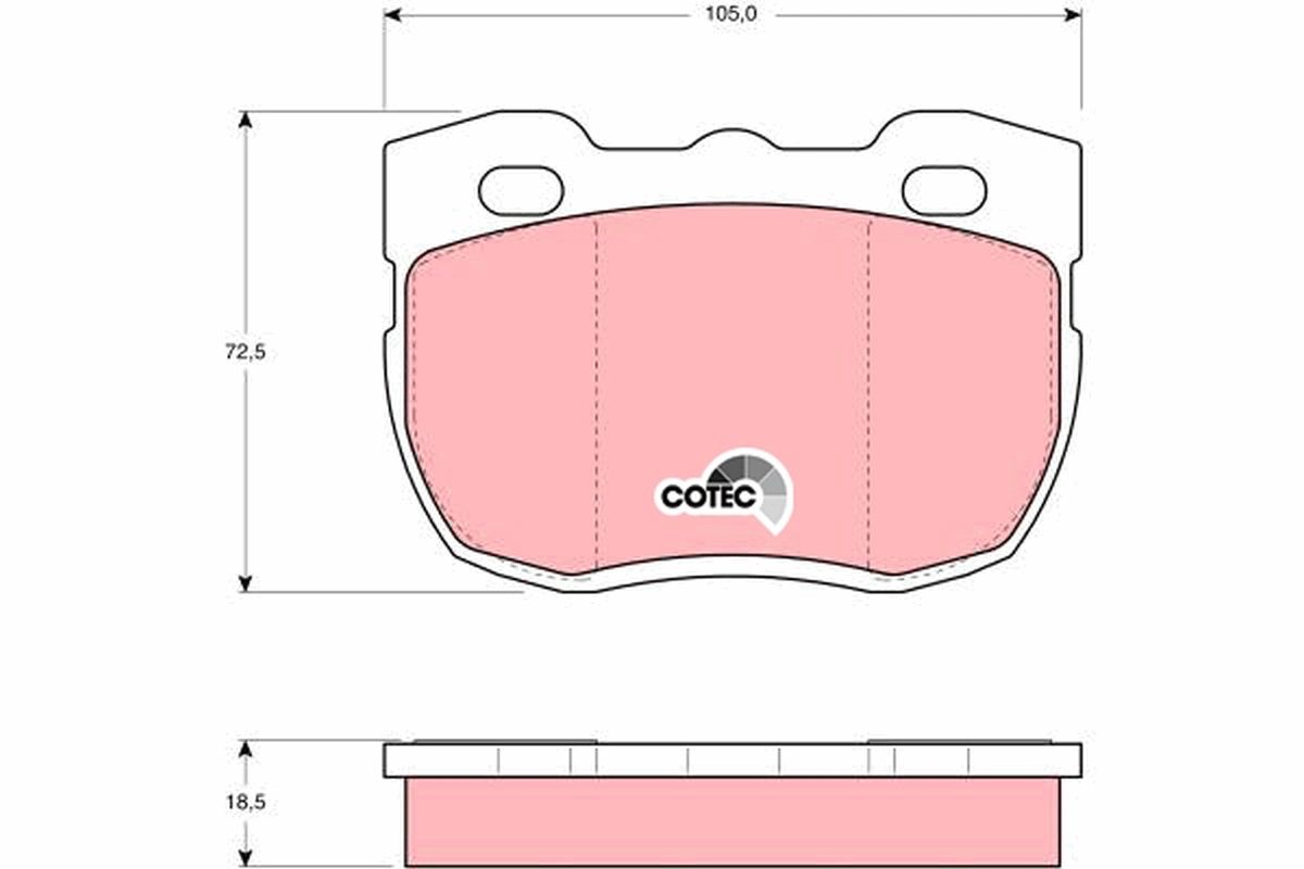Set placute frana