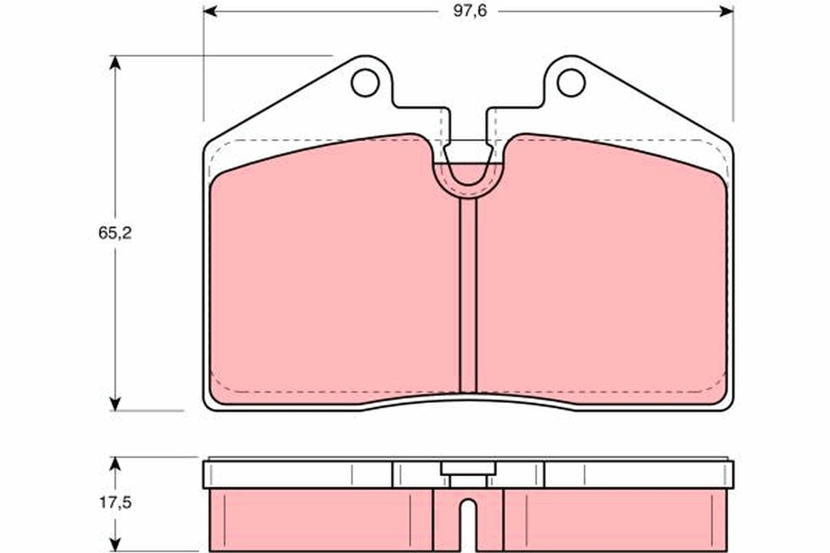 Set placute frana