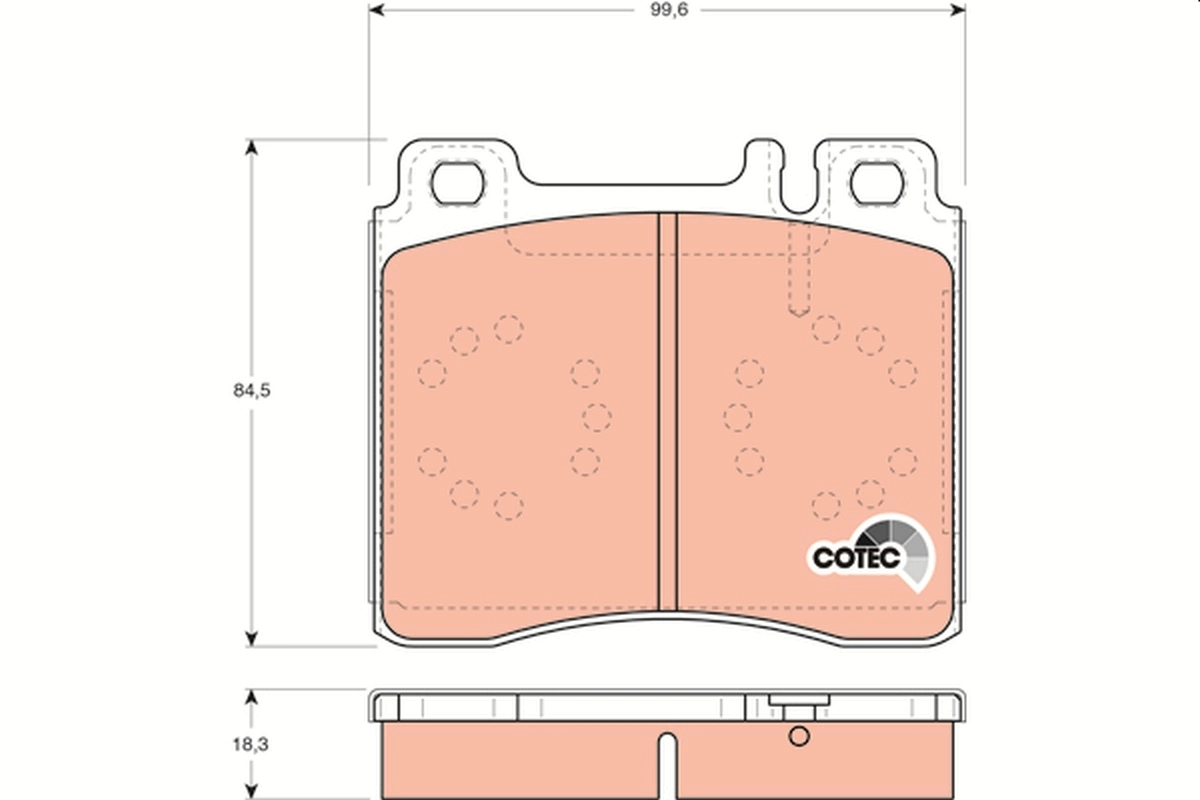 Set placute frana