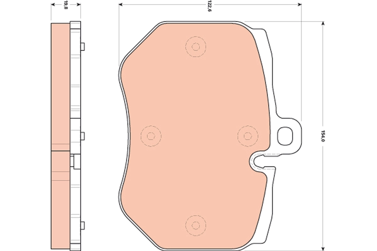 Set placute frana