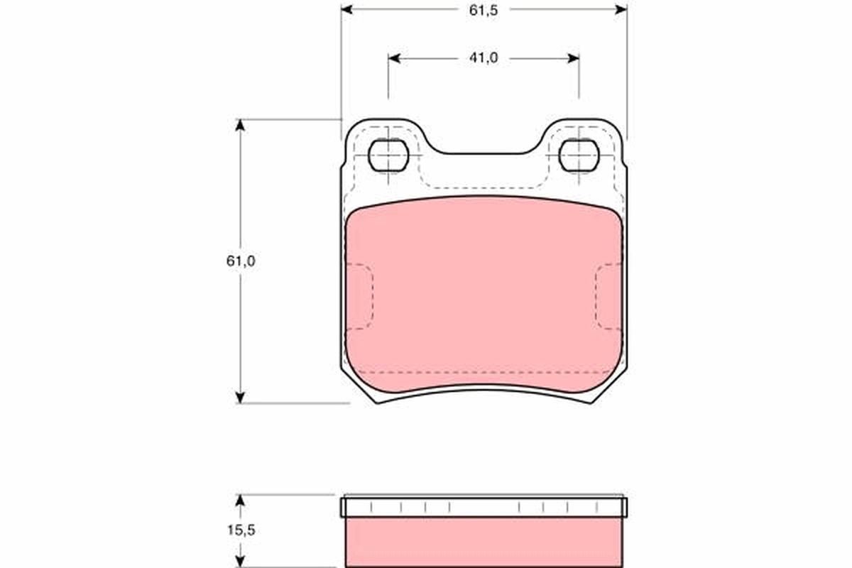 Set placute frana