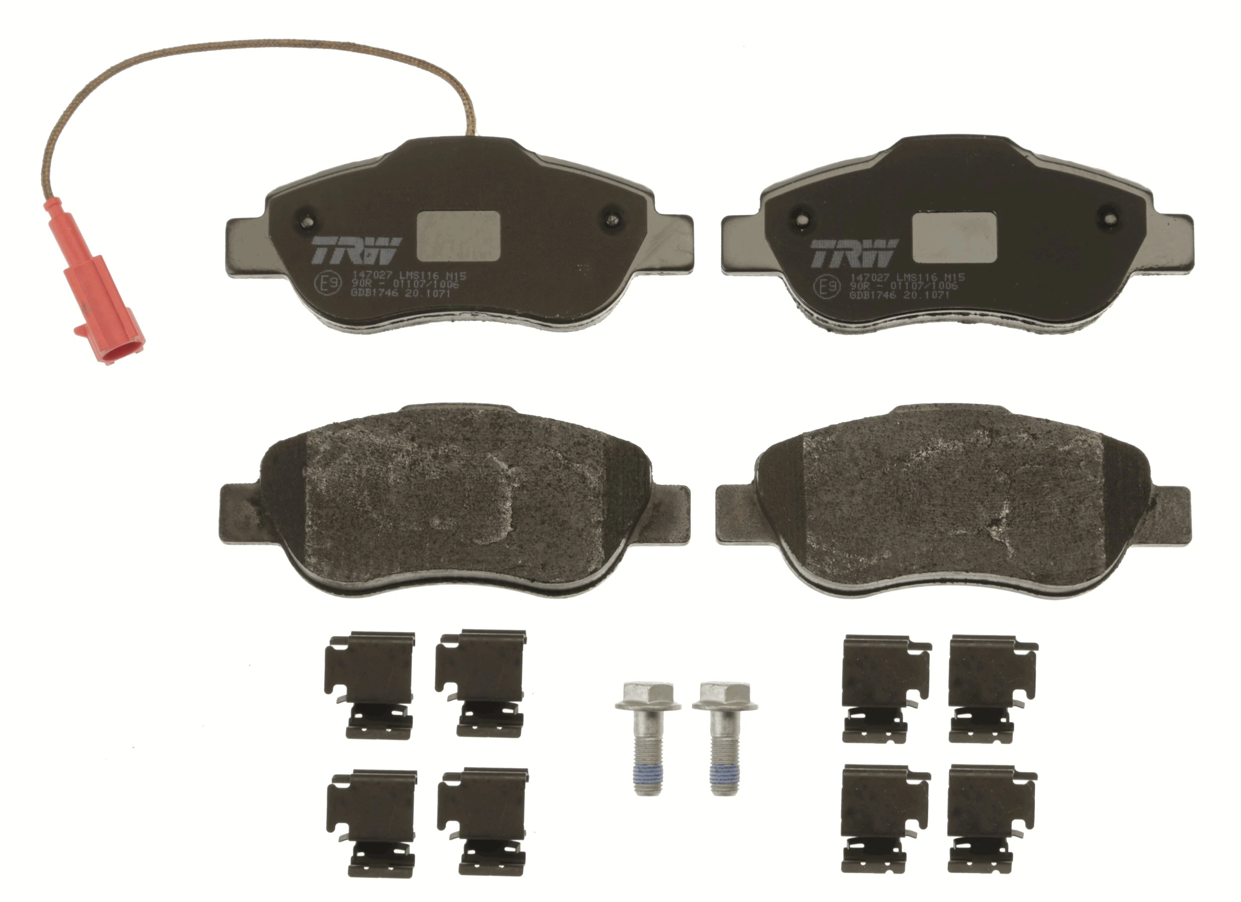 Set placute frana