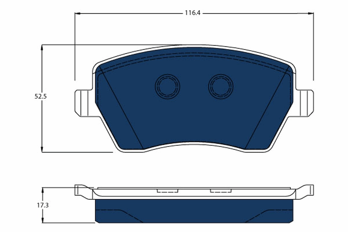 Set placute frana