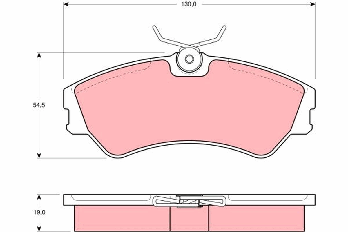 Set placute frana