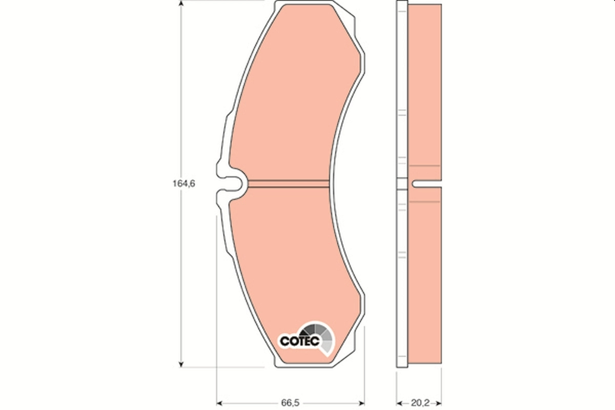 Set placute frana