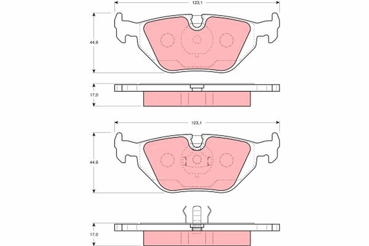 Set placute frana