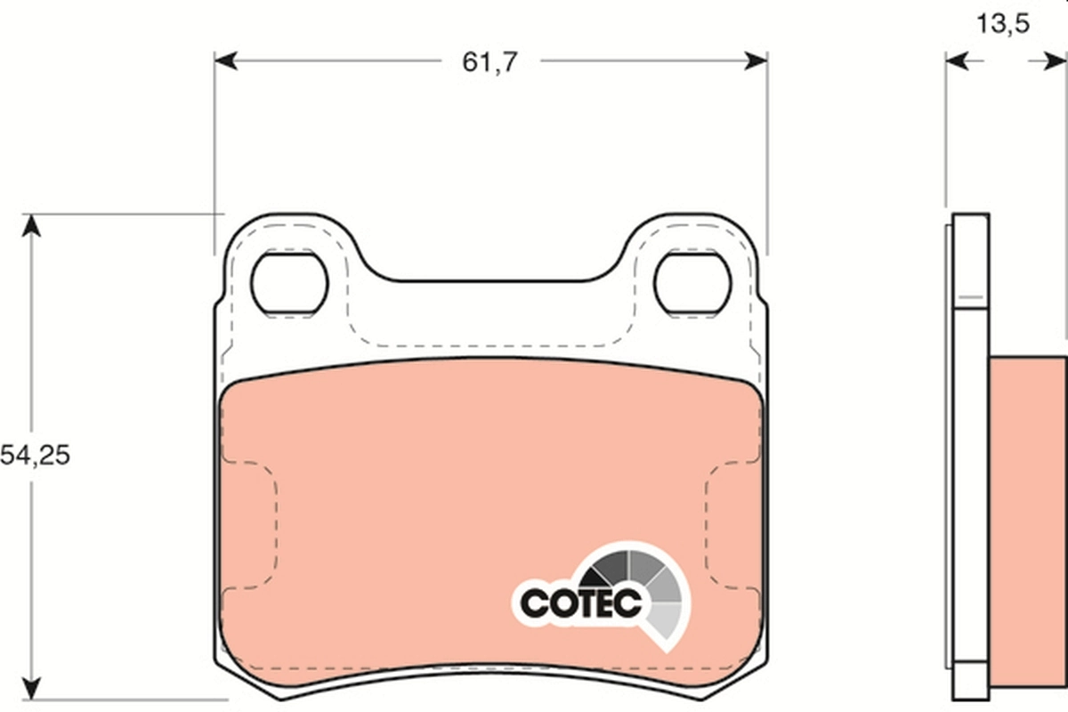 Set placute frana