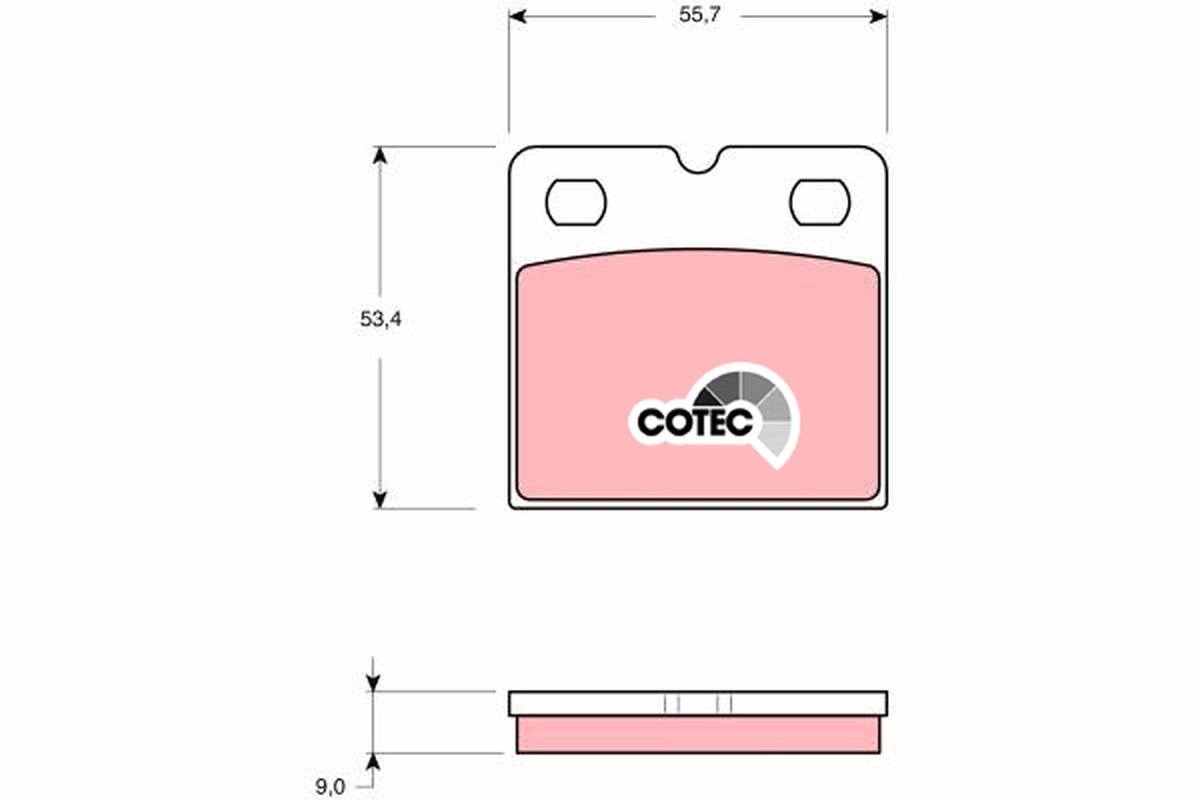 Set placute de frana frana de parcare cu disc