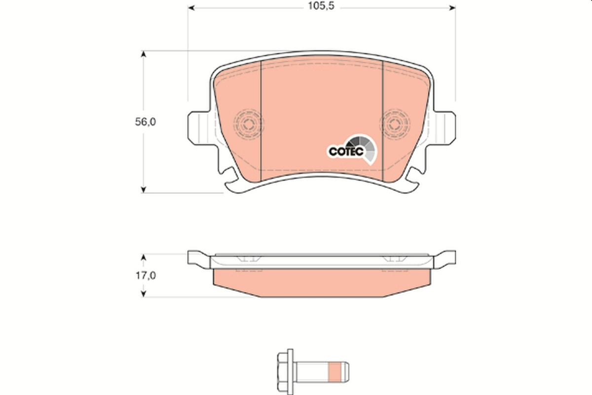 Set placute frana