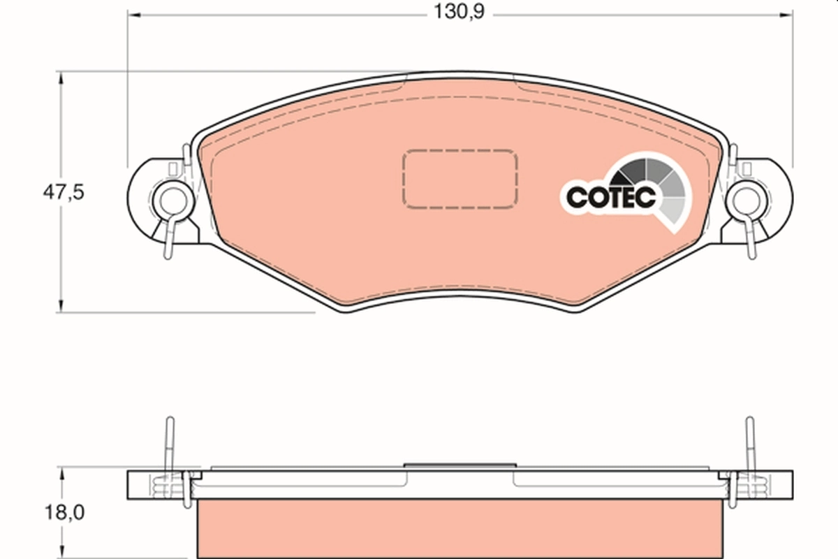 Set placute frana