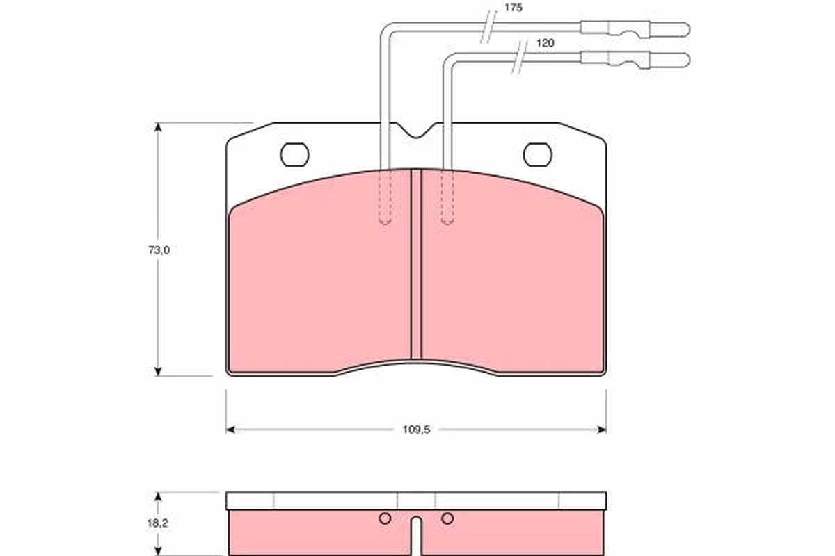 Set placute frana