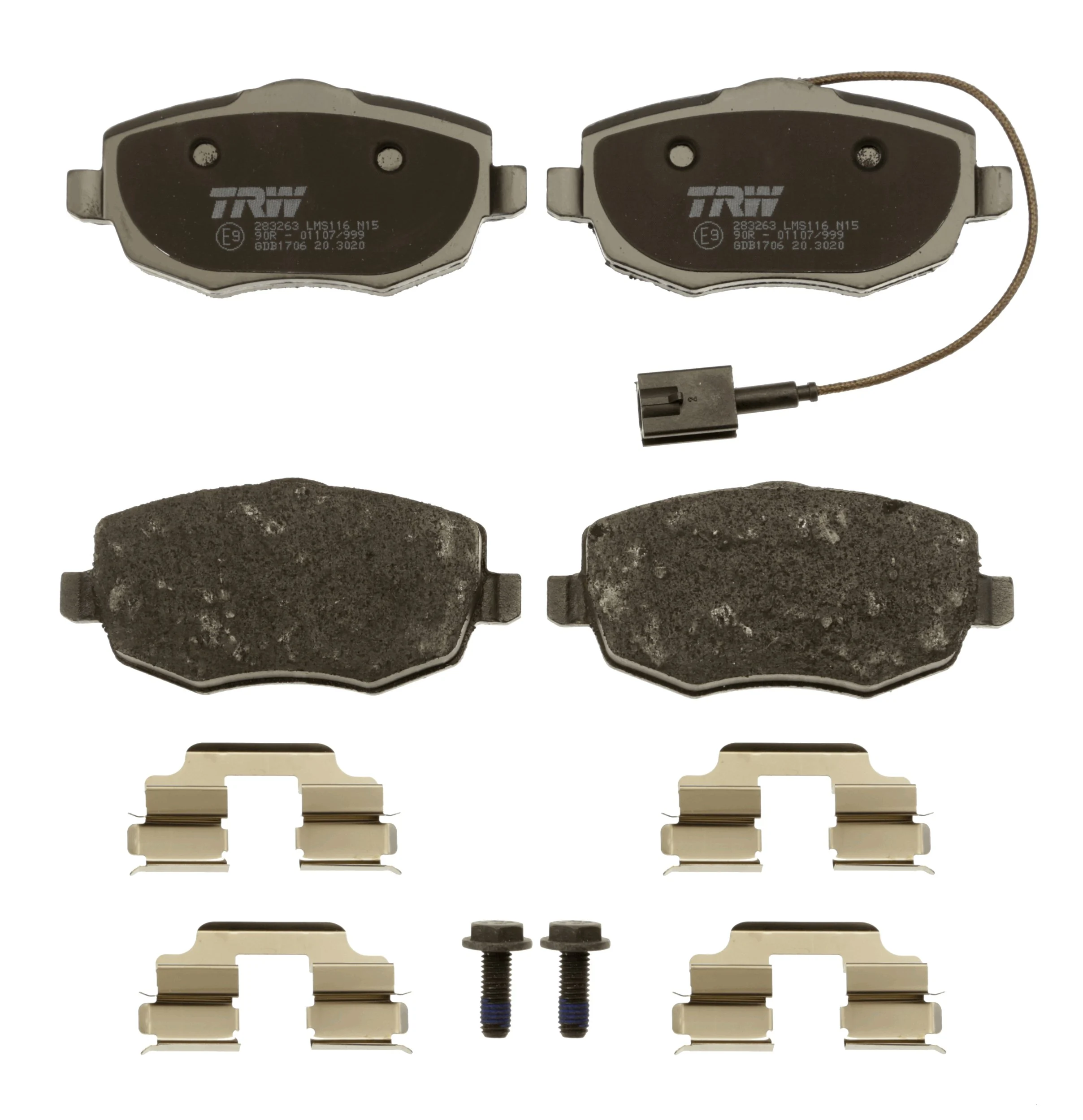Set placute frana