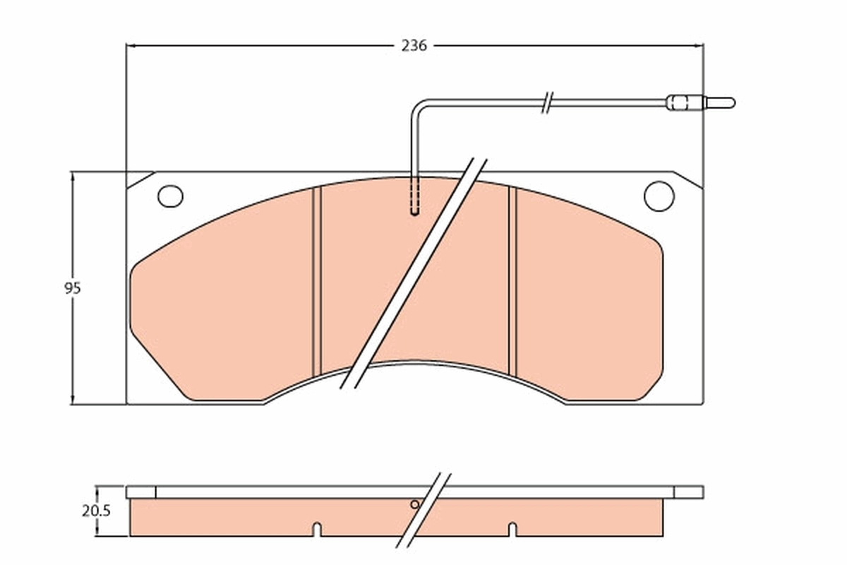 Set placute frana