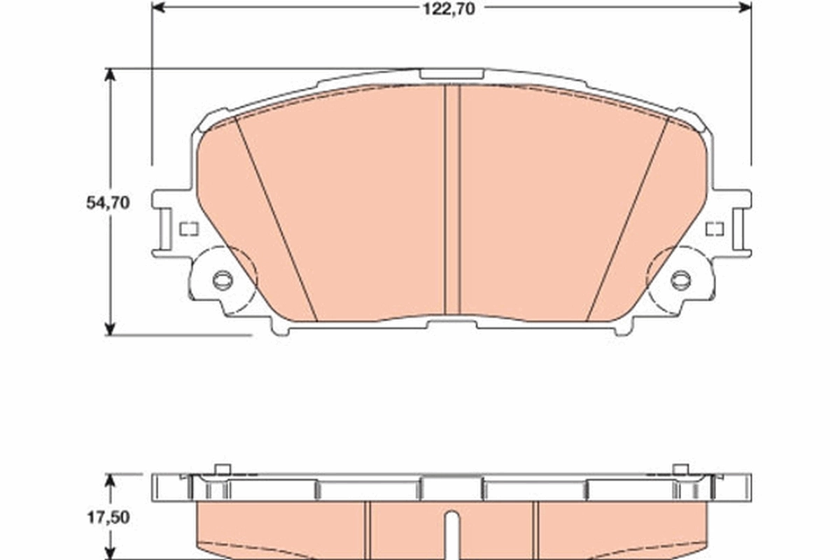 Set placute frana