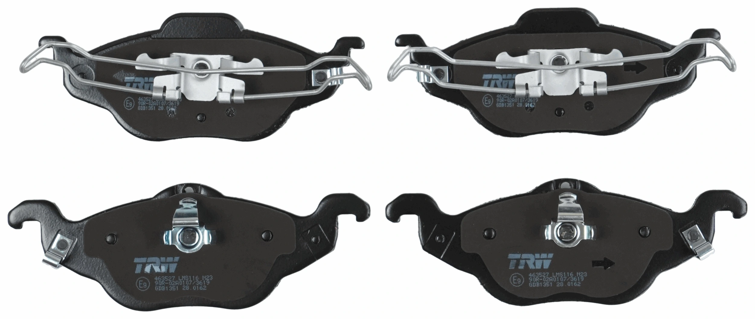Set placute frana