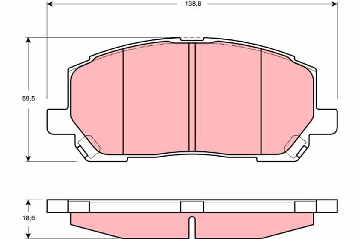 Set placute frana