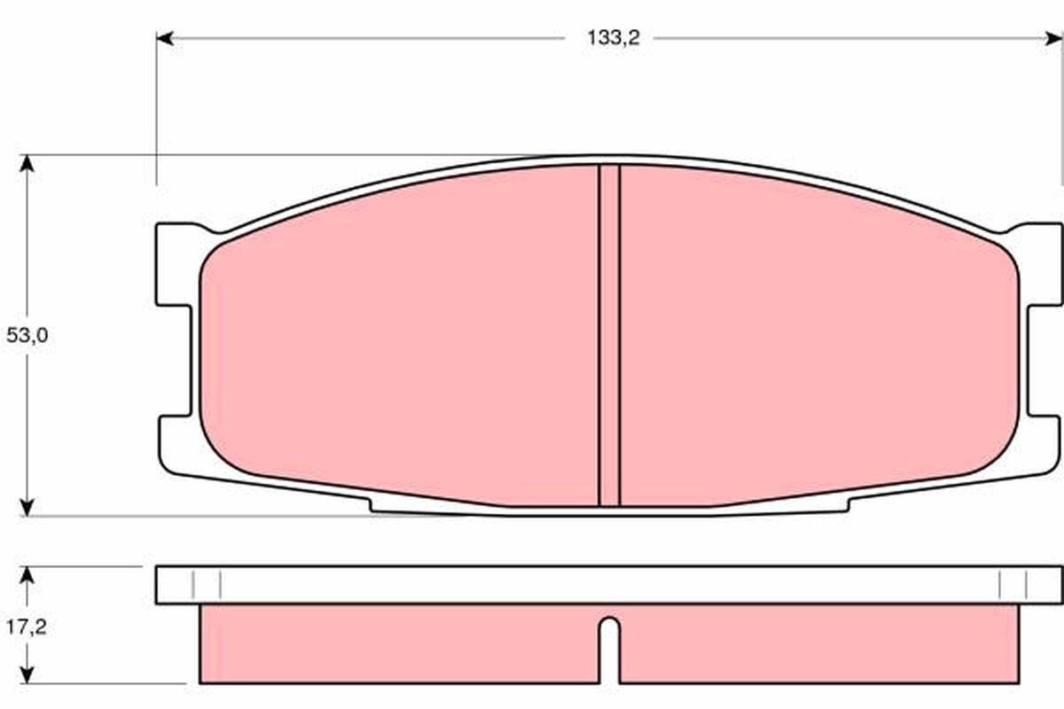 Set placute frana