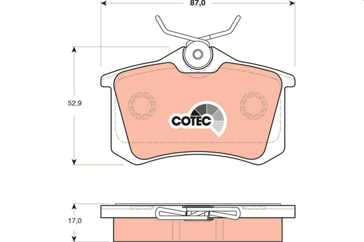 Set placute frana