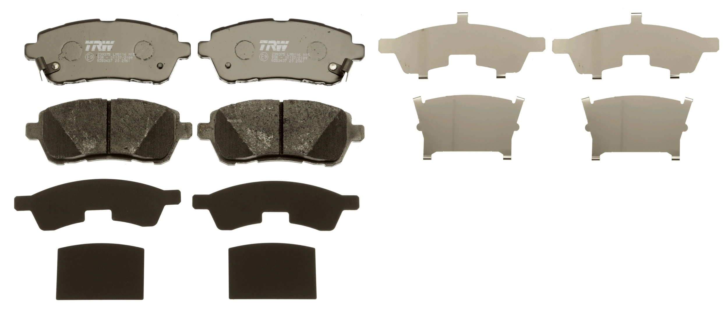 Set placute frana