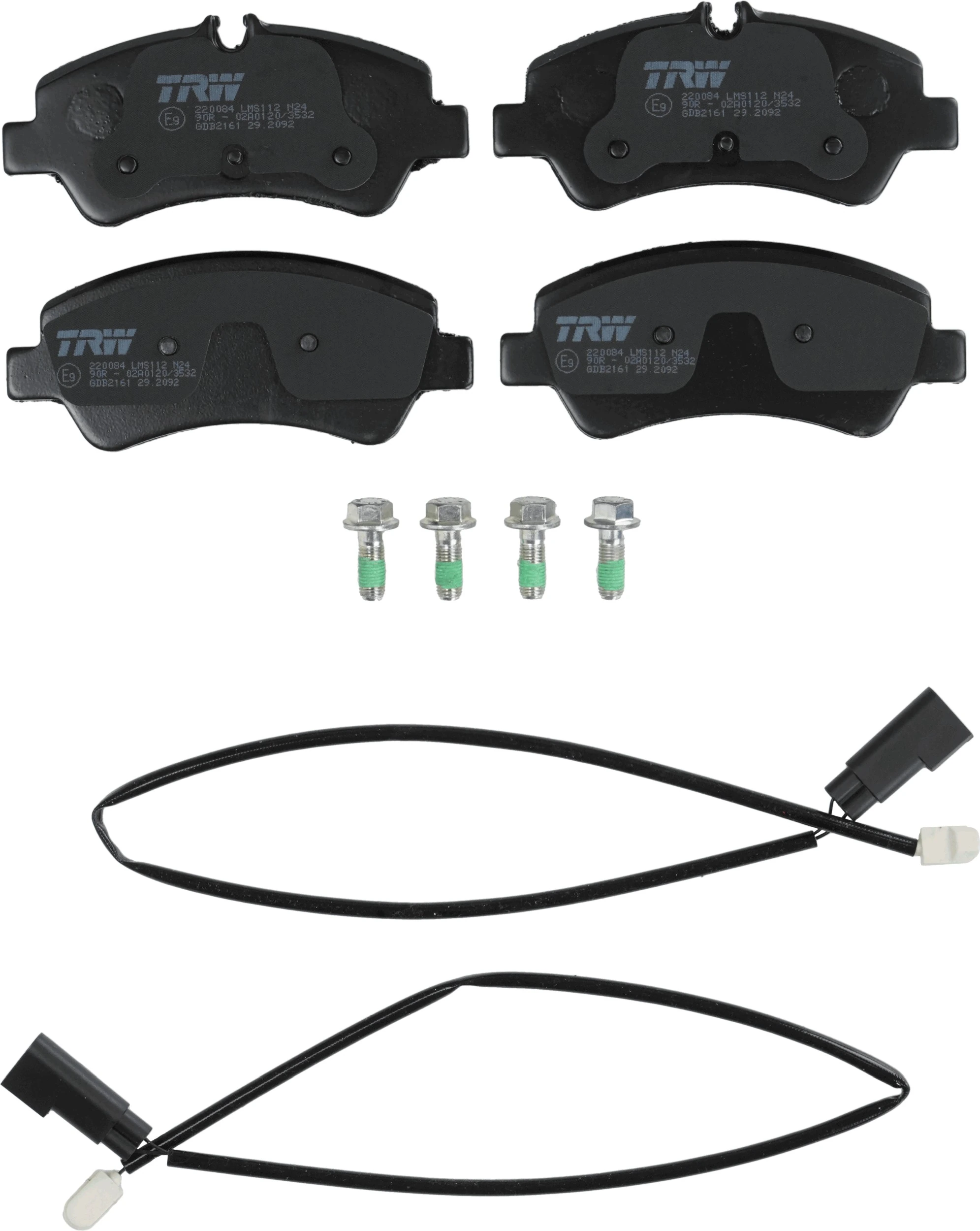 Set placute frana