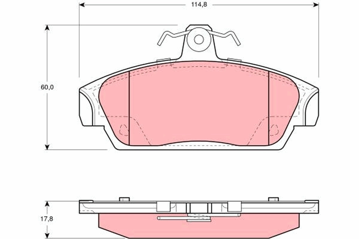 Set placute frana