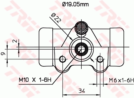 Cilindru receptor frana