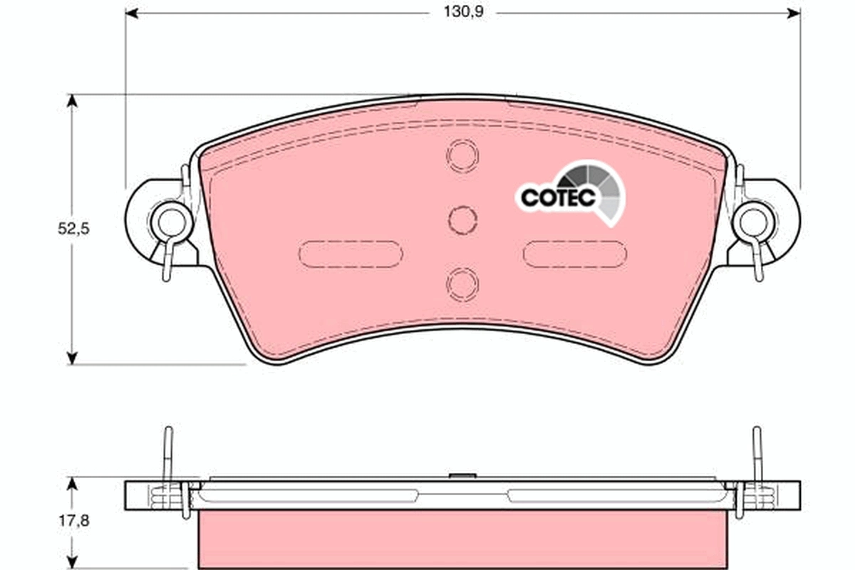 Set placute frana