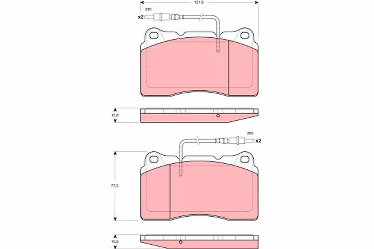 Set placute frana