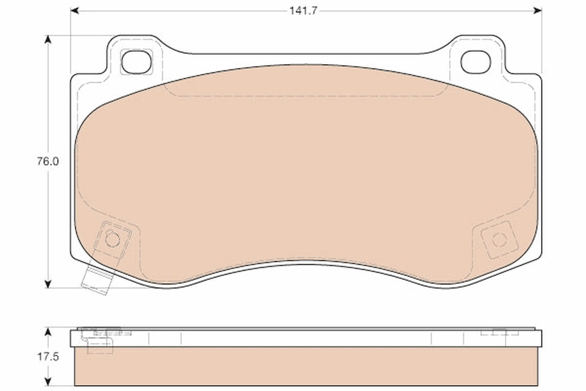Set placute frana
