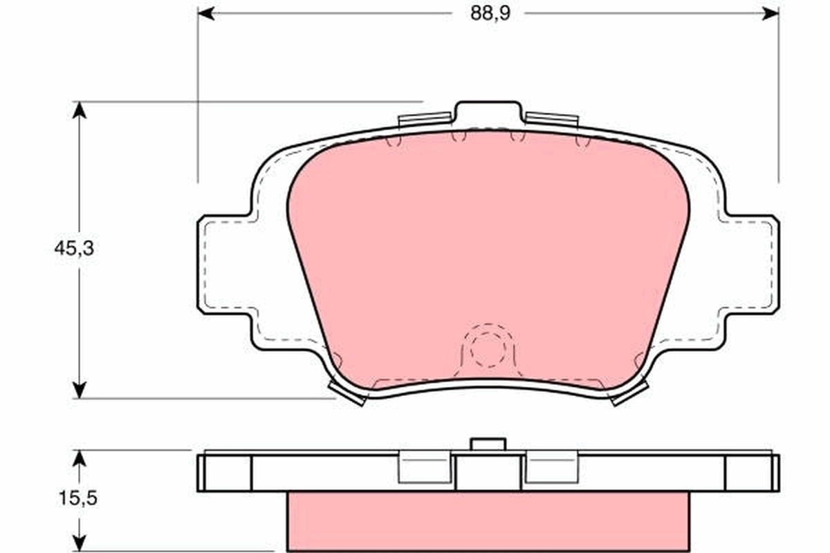 Set placute frana