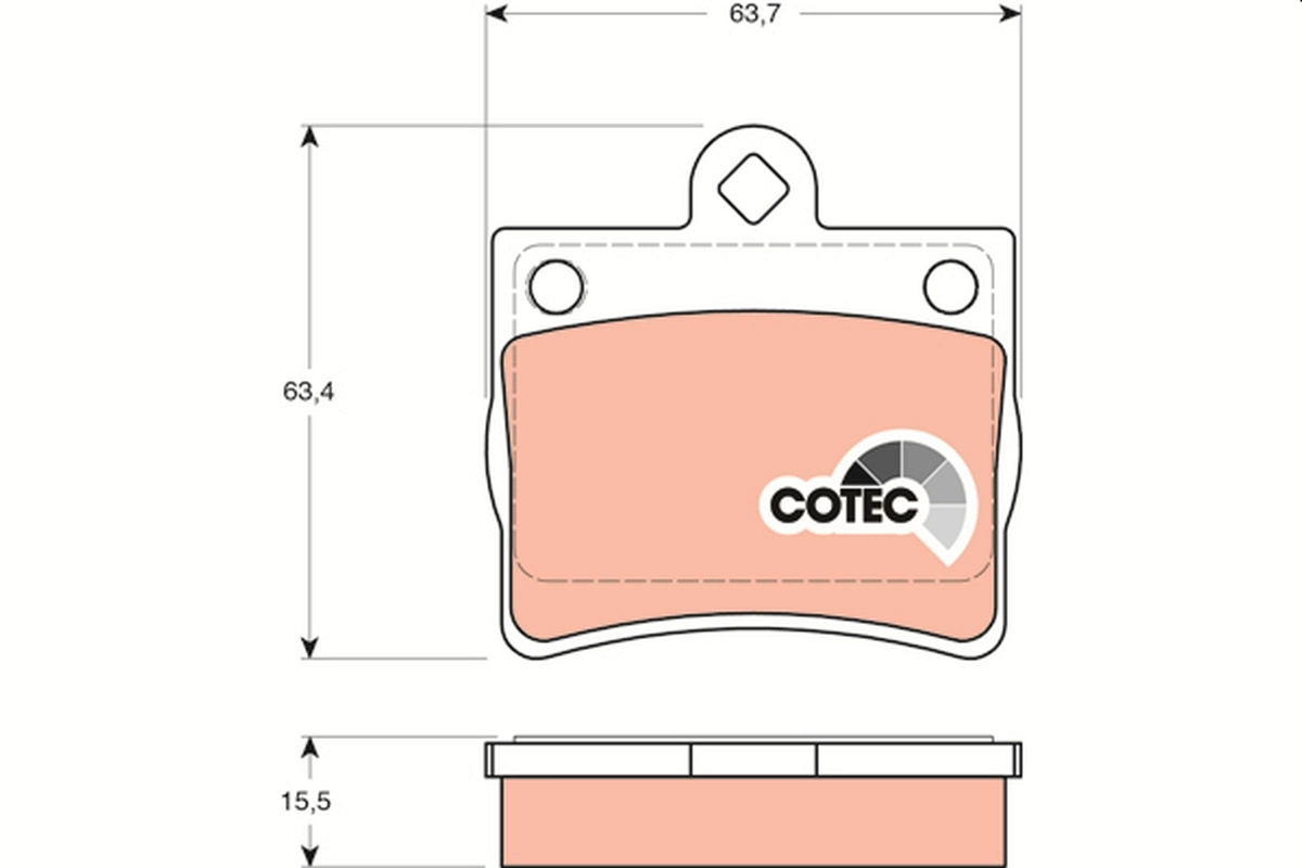 Set placute frana