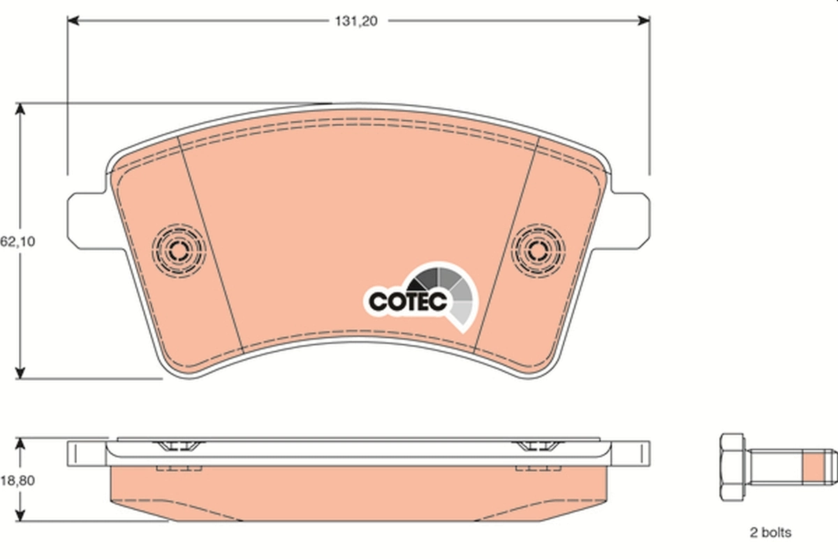 Set placute frana