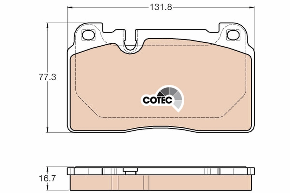 Set placute frana