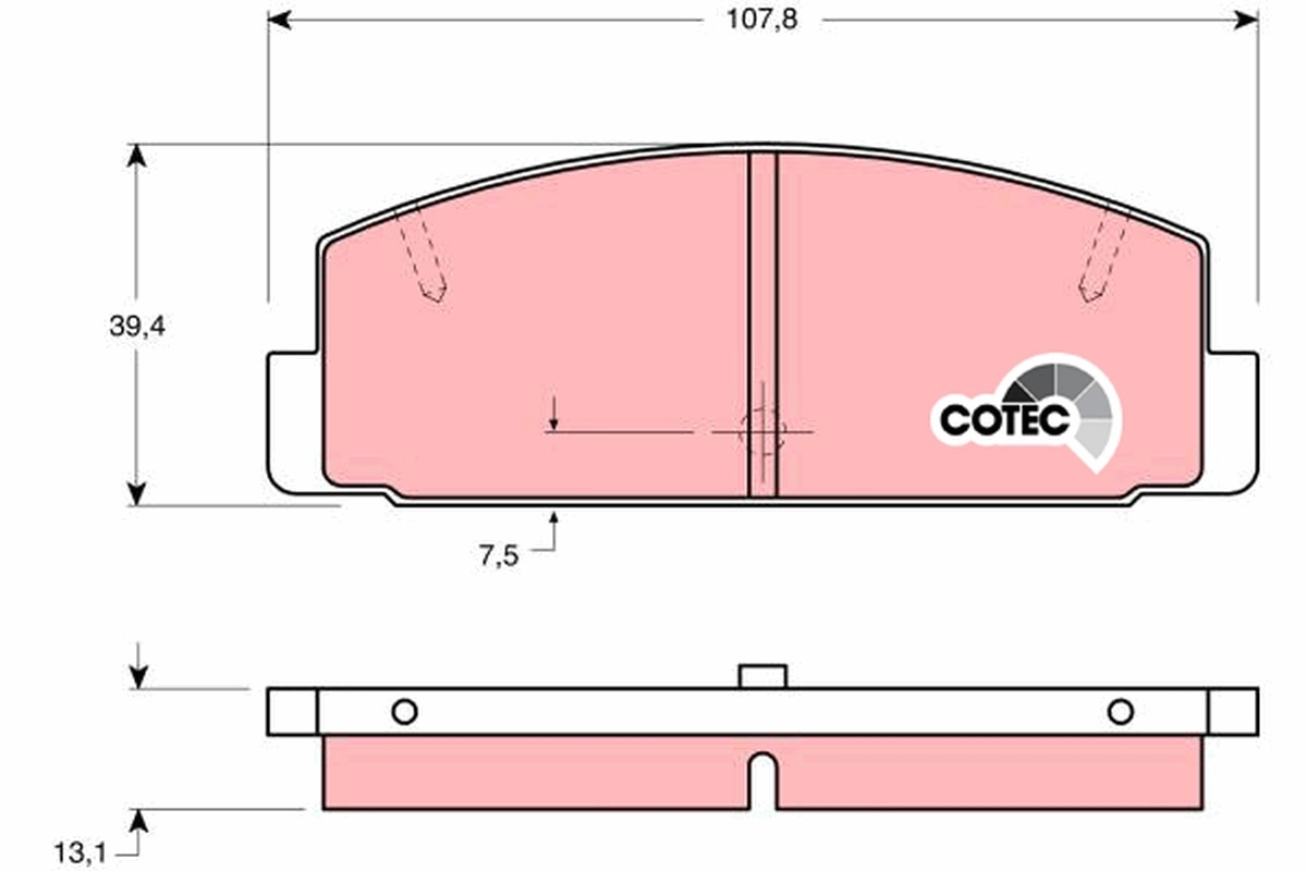 Set placute frana