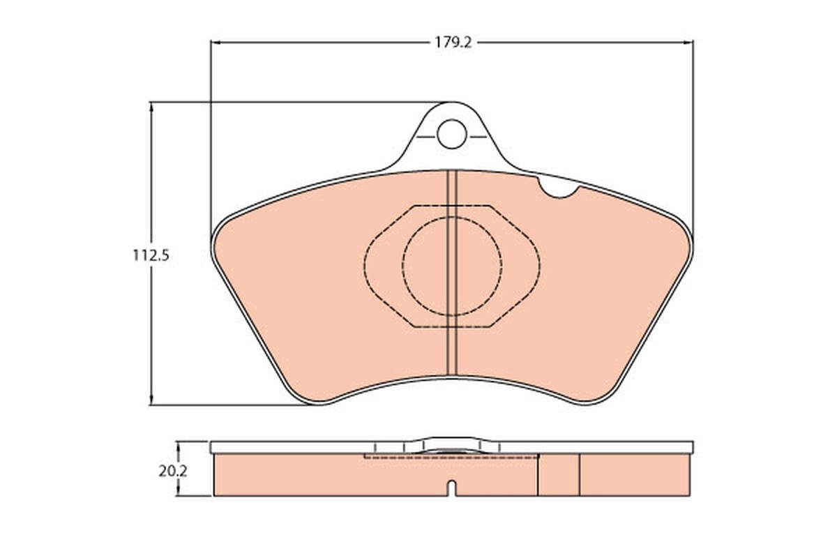 Set placute frana