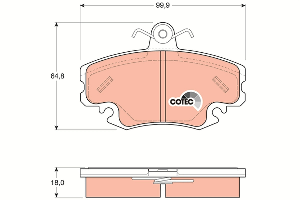 Set placute frana