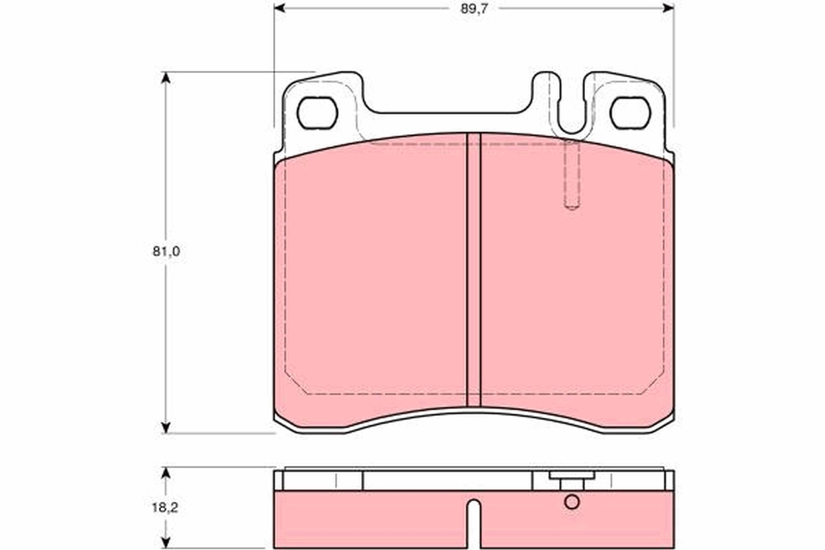Set placute frana
