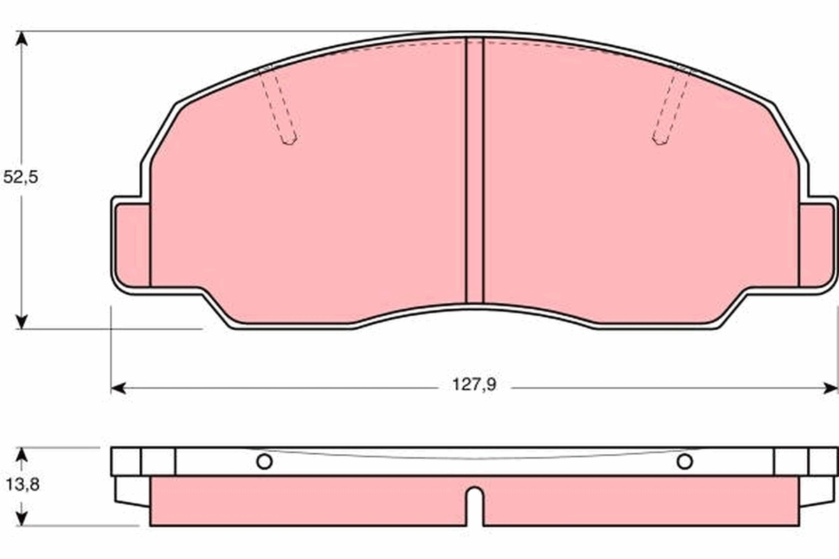 Set placute frana