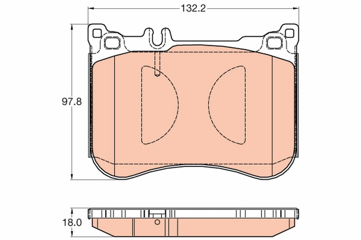 Set placute frana