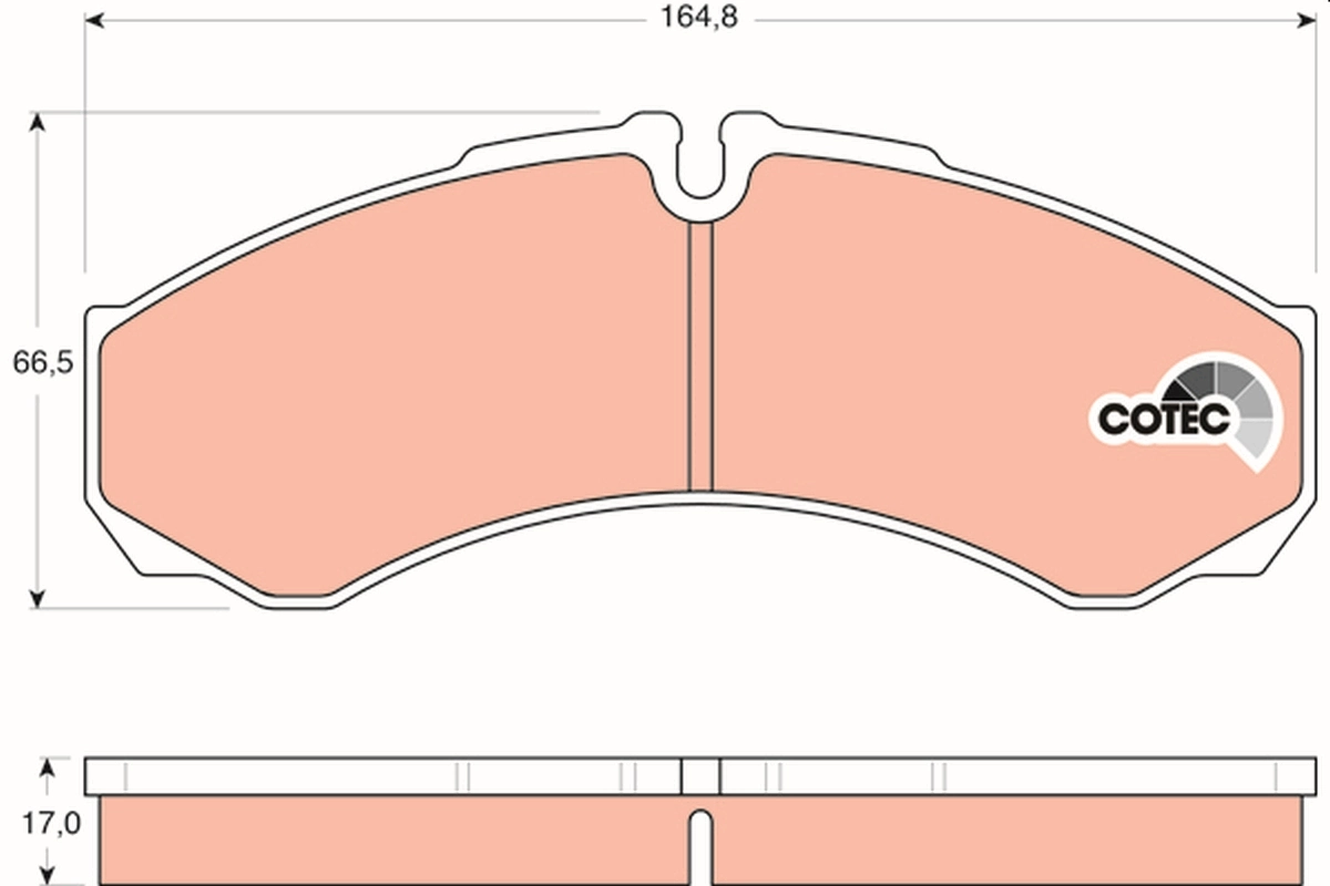 Set placute frana